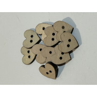 Heart buttons x 10 Heart buttons x 10